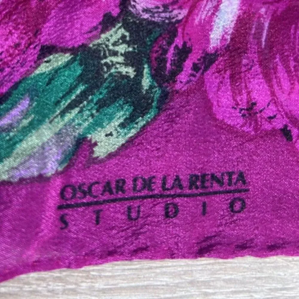 Oscar de la Renta vintage multicolor